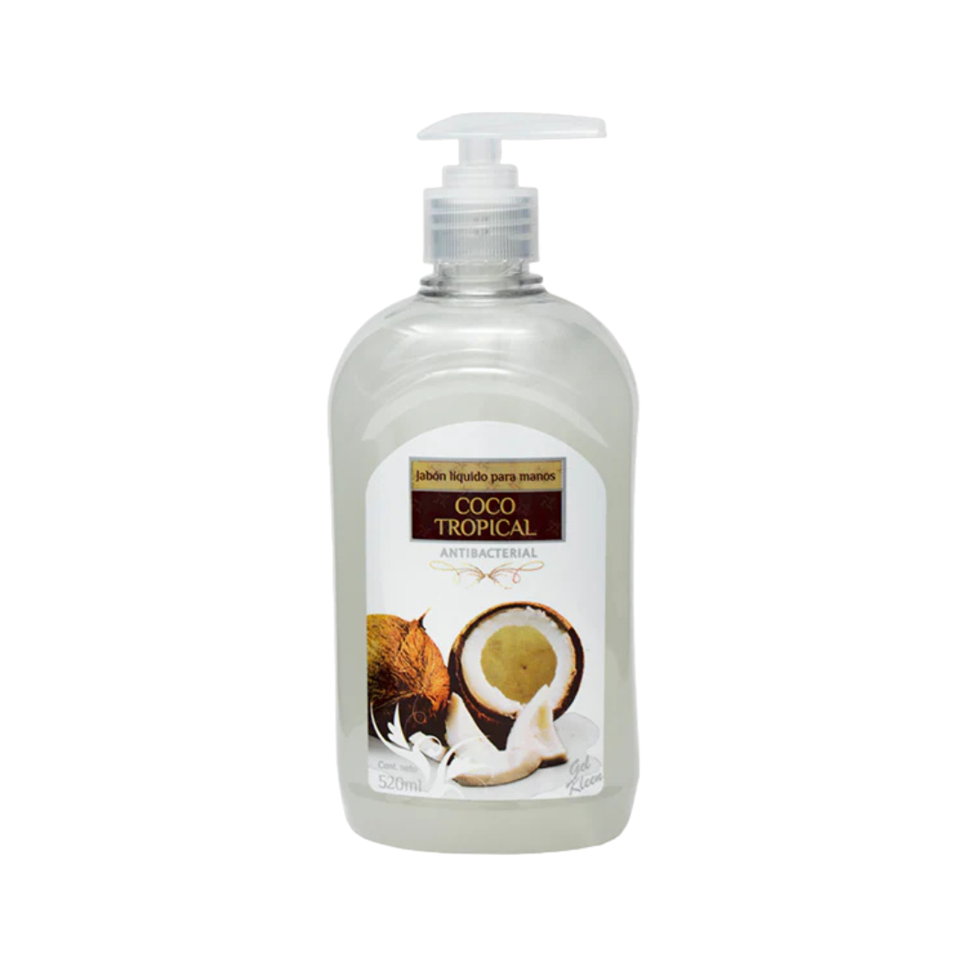 Jabón líquido antibacterial | Gel-Kleen 31110 | Aroma coco tropical | 520 ml
