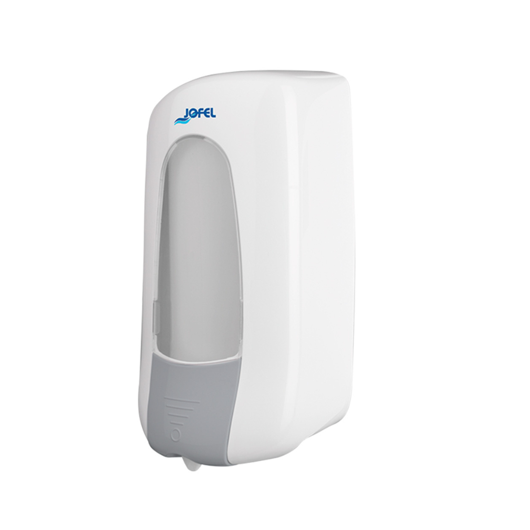 Jabonera Aitana Sistema Mix | Jofel AC73000 | Para cartucho 1 L | Plástico ABS con visor SAN