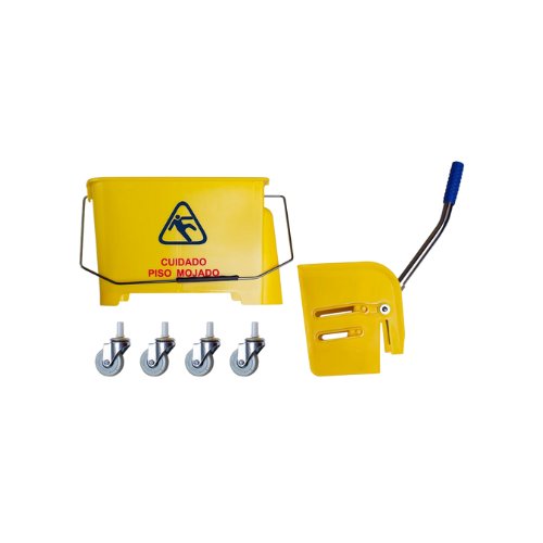 Cubeta con Exprimidor 20 L - Karlan ¡Marca la Limpieza!JA058