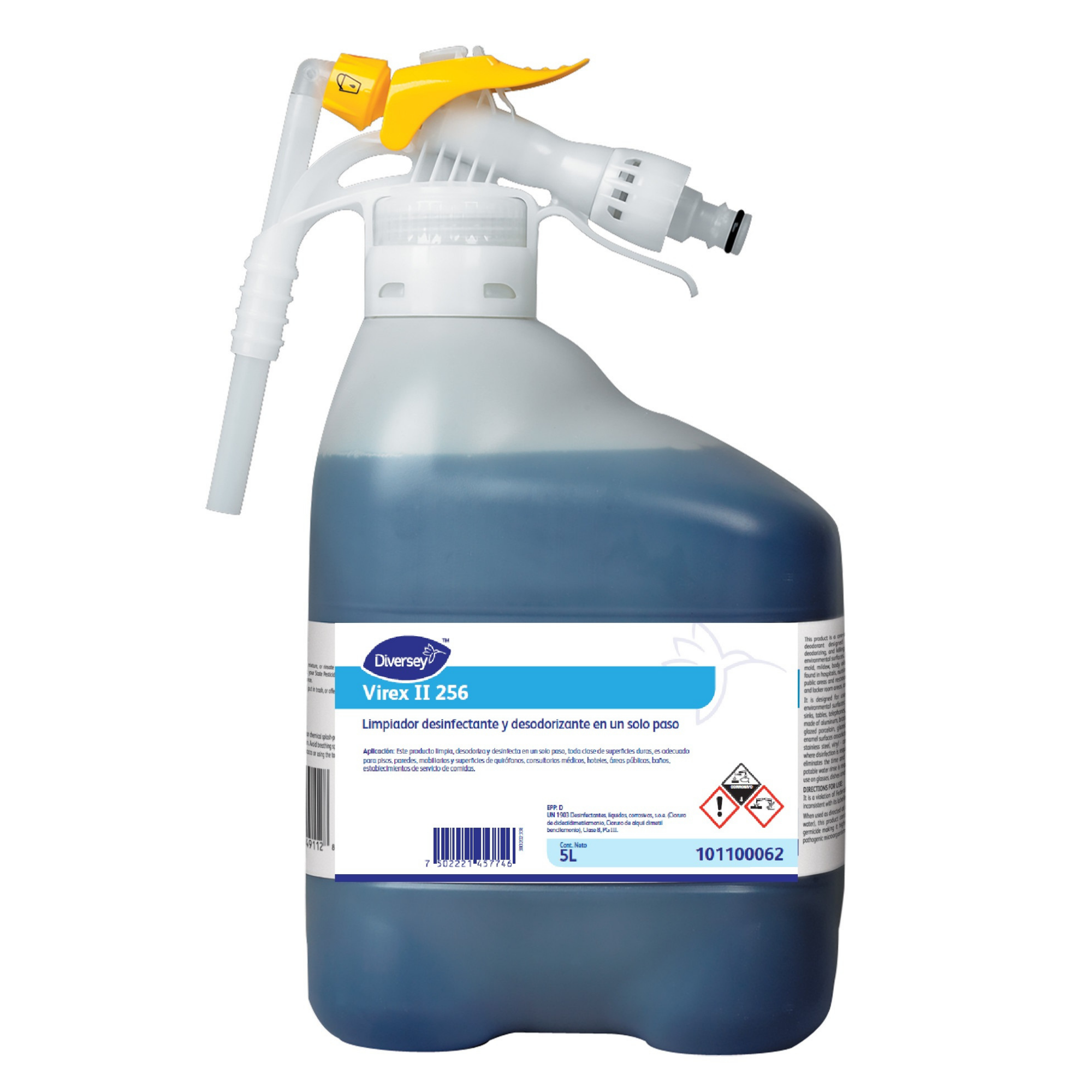 VIREX II 256 RTD Desinfectante Diversey 5L W5016