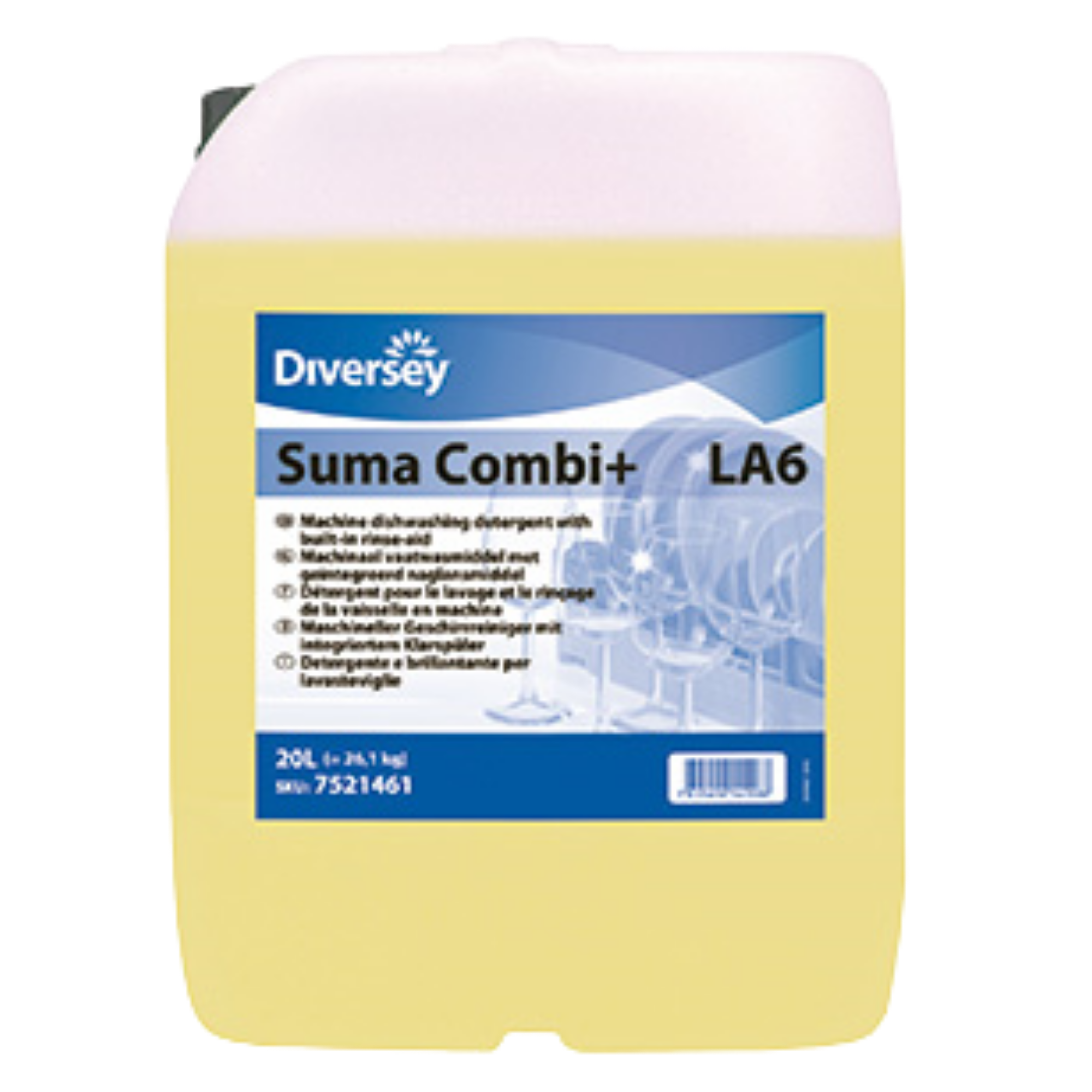 Detergente y Abrillantador para Lavavajillas Diversey 101101254 - 2x5L