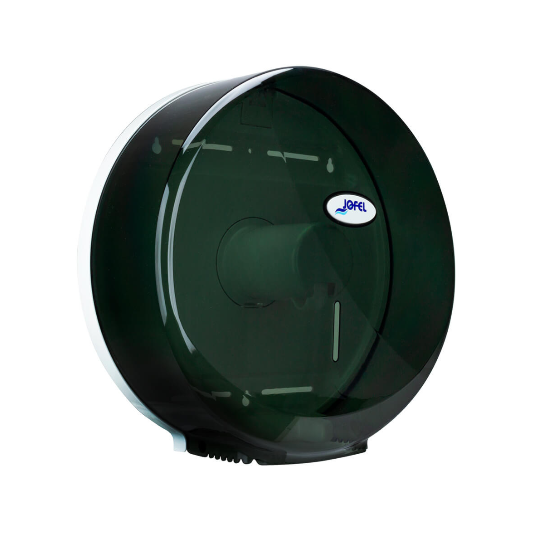 Dispensador Papel Higiénico Jumbo Futura Maxi Jofel | 500m | Humo | Antirrobo