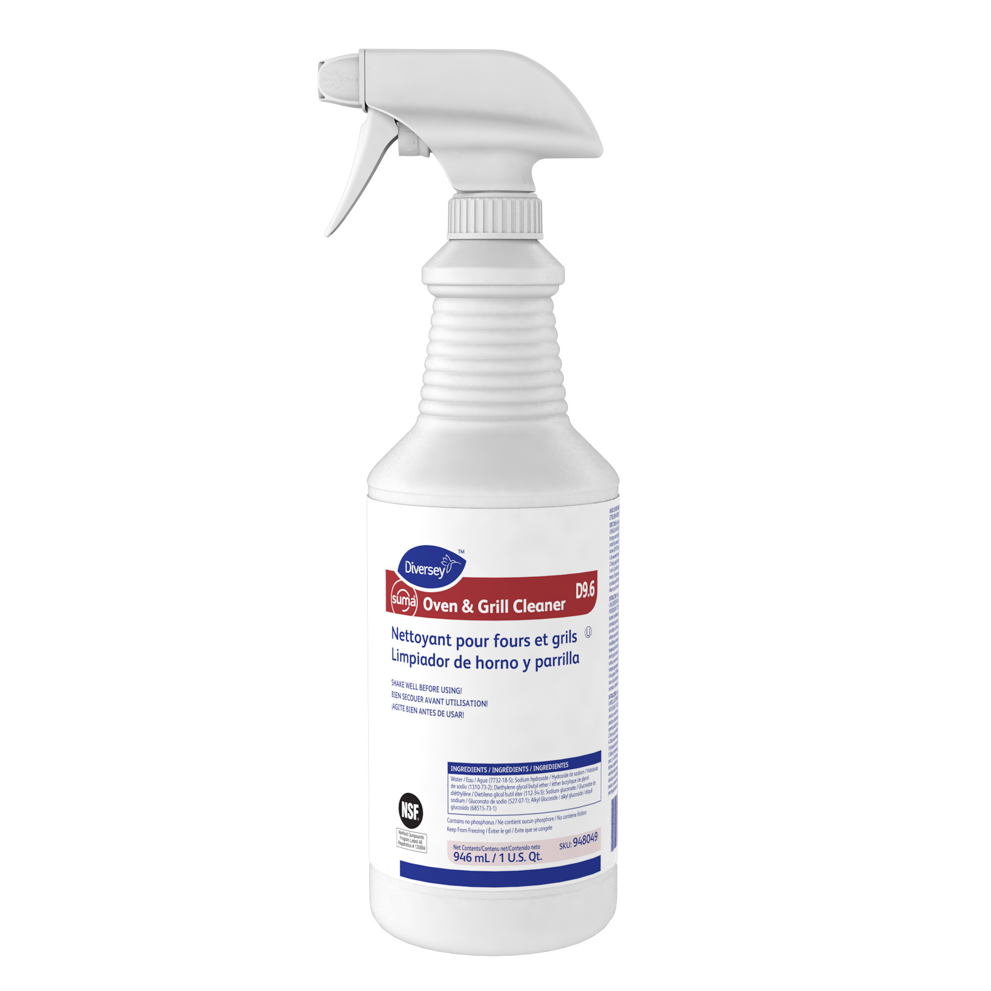 Limpiador Hornos y Parrillas Diversey 948049 - 12 x 1 Quart