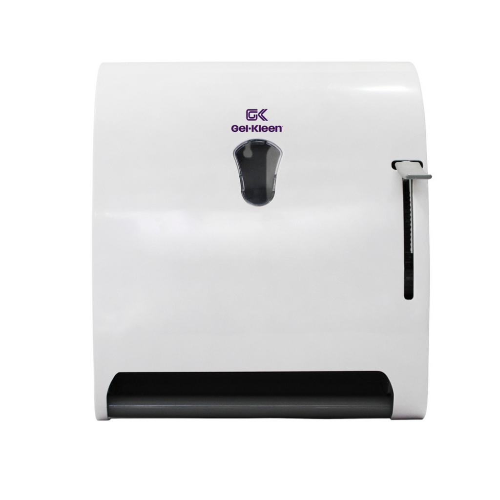 Despachador de toalla en rollo | Gel‑Kleen 003700 | 1 rollo de 8" hasta 180 m | Color blanco