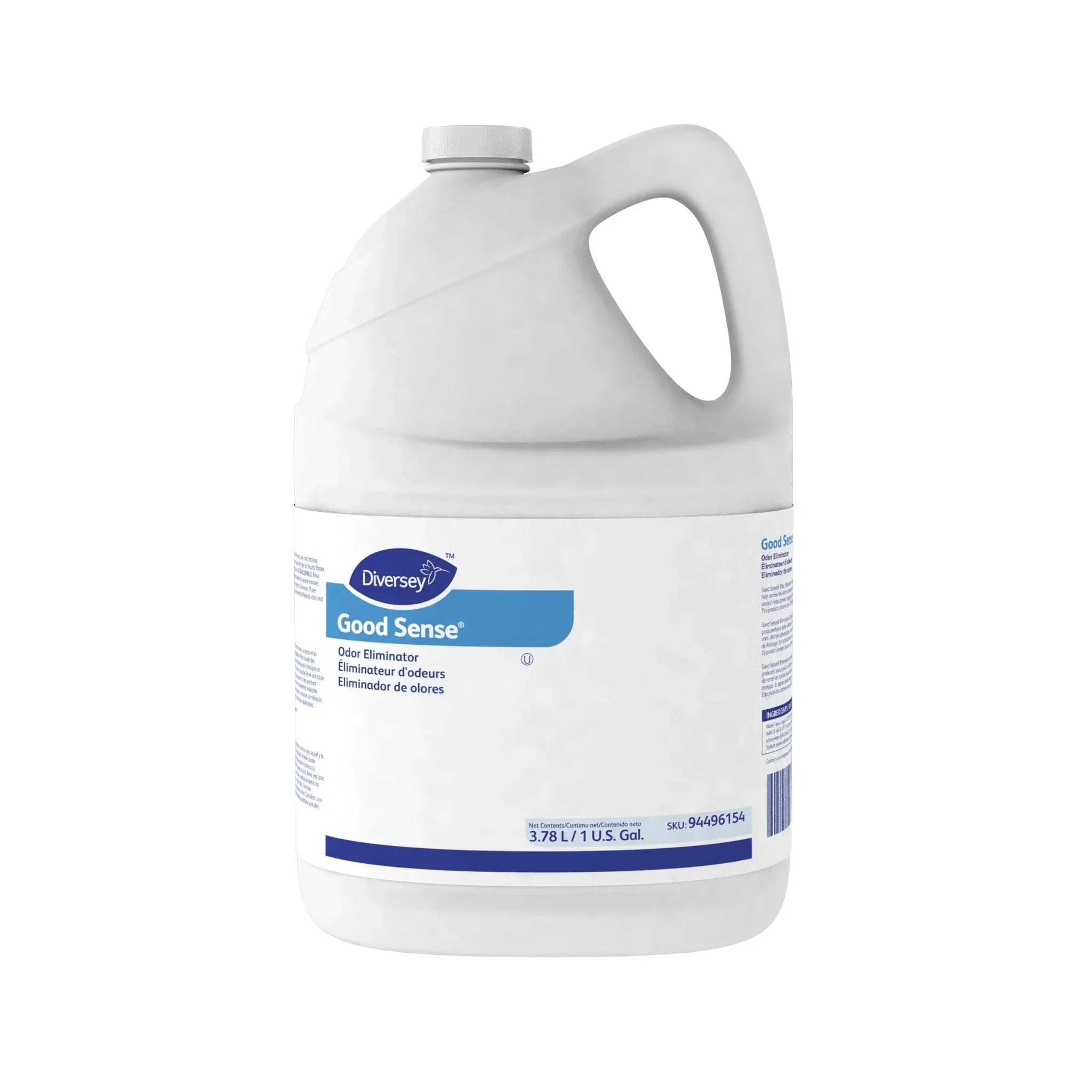 Botella de 3.78L del limpiador biológico Good Sense Odor Eliminator de Diversey.