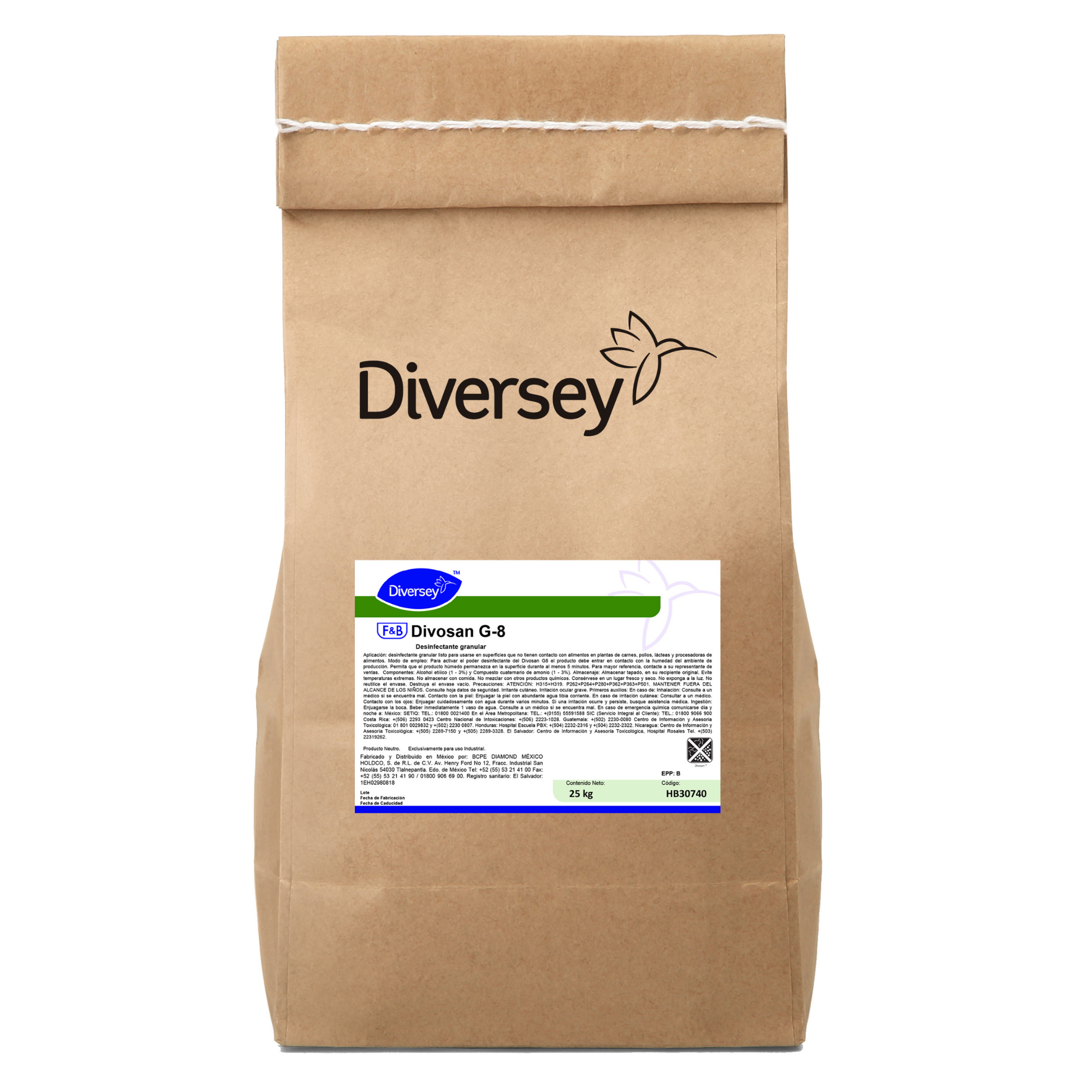 Desinfectante Clorado Granular 25kg Diversey HB30740