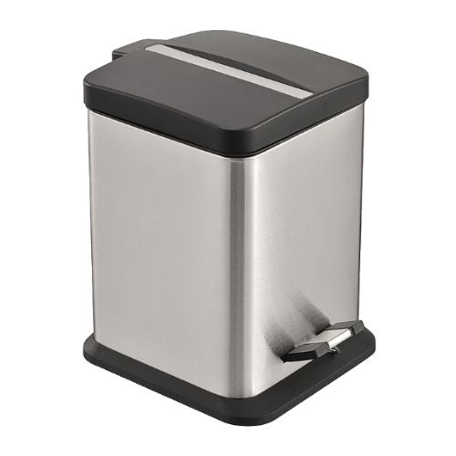 Bote con pedal de Acero Inoxidable Línea Silver Dust