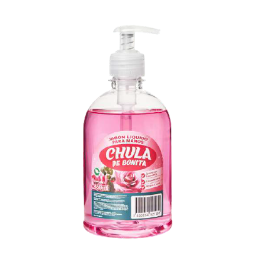 Jabón para Manos Rosas 450 ML Chula de Bonita PT-500-JMR-013