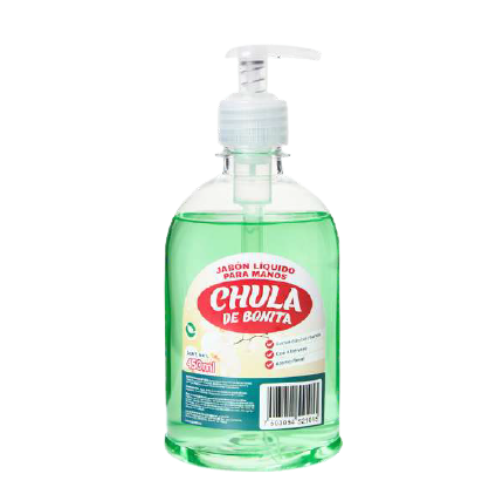 Jabón para Manos Rosas 450 ML Chula de Bonita PT-500-JMR-013