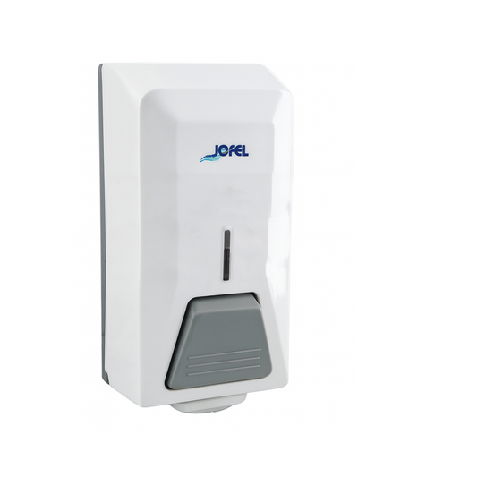 Jabonera Plastilux | Jofel DJ51000 | Para cartucho | Plástico ABS blanco