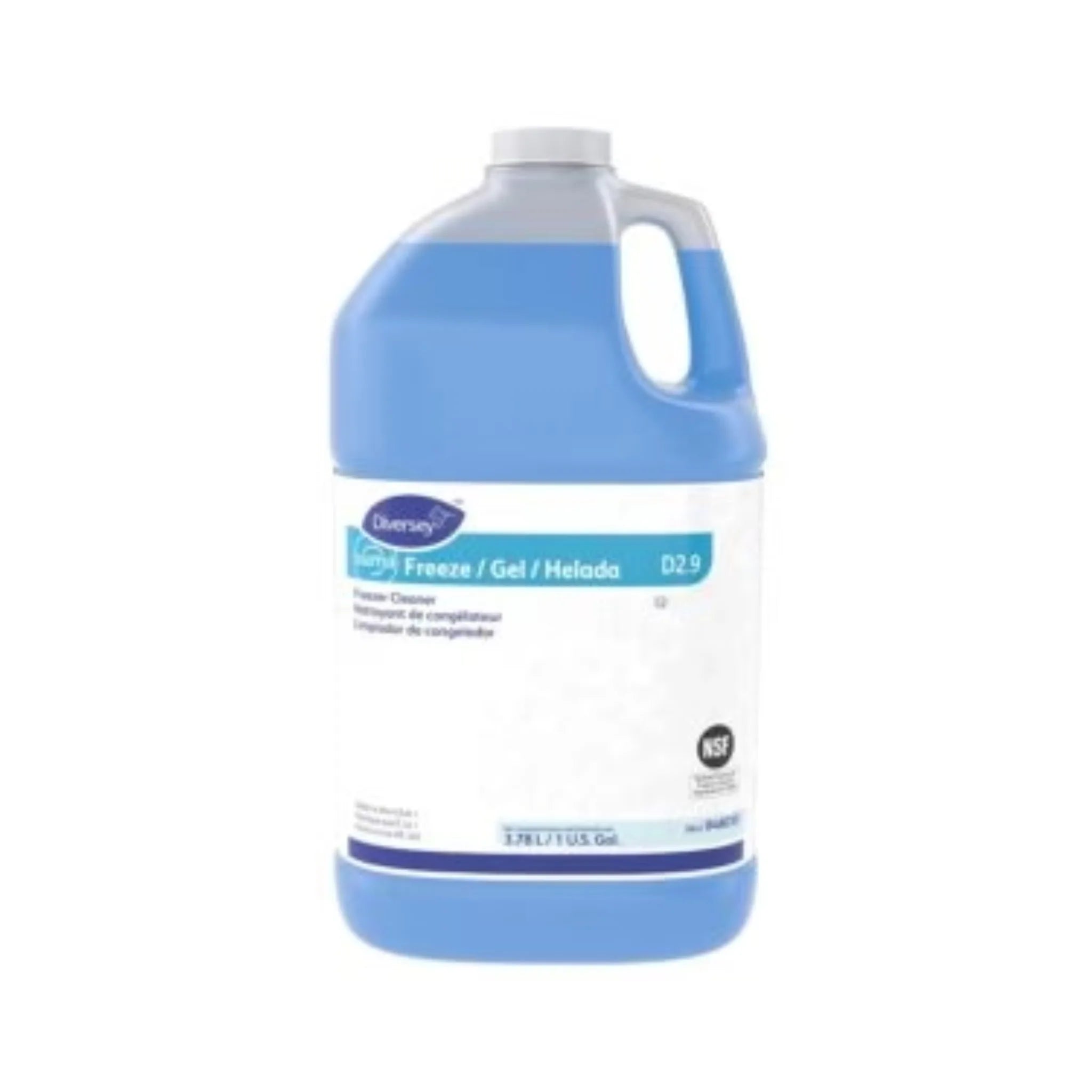 Botella de 3.78L del limpiador para pisos de congelador Suma Freeze D2.9 de Diversey.