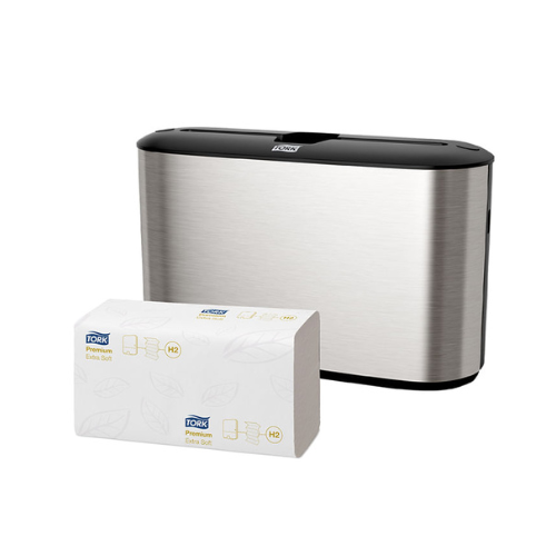 Tork Dispensador de Acero Inoxidable Countertop para toalla interdoblada (460005)