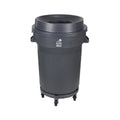 Bote de basura movil con tapa embudo con 5 ruedas Heavy Duty 120 L (AF-07504) - Karlan ¡Marca la Limpieza!AF-07504