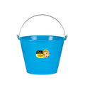 Cubeta de plástico azul Cuplasa Cubeta 10 de 7.5 litros con asa metálica para hogar y limpieza