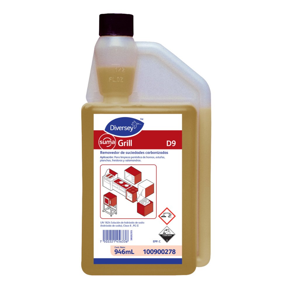 Diversey® Cuidado de Cocinas Suma Grill D9 (100846300 - 100900278) - Karlan ¡Marca la Limpieza!100846300