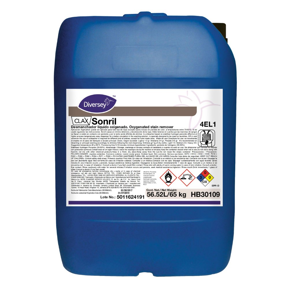 Diversey¬Æ Cuidado de Prendas Clax Sonril 4EL 1 (HB30109) - Karlan ¬°Marca la Limpieza!HB30109