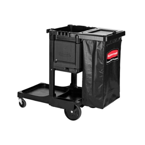 Rubbermaid Carro de limpieza para limpieza - Tradicional negro (FG617388BLA) - Karlan ¡Marca la Limpieza!FG617388BLA