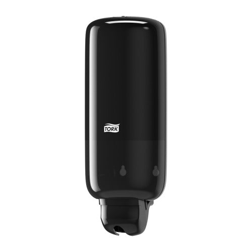 Tork Dispensador Manual Jabón Líquido, Spray y Gel Antibacterial ( Blanco 560000) / Negro (560008) - Karlan ¡Marca la Limpieza!560008
