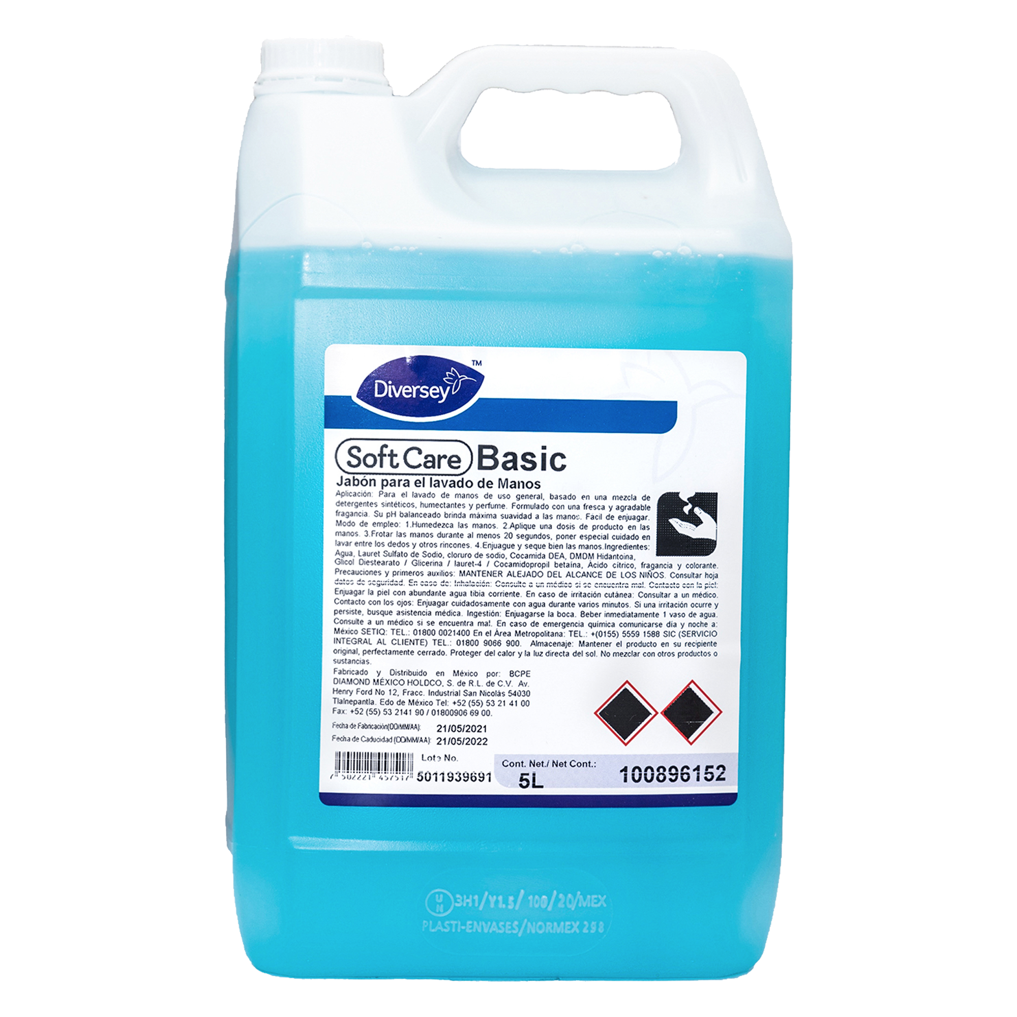 Diversey® Cuidado Personal Soft Care Basic Jabón Liquido