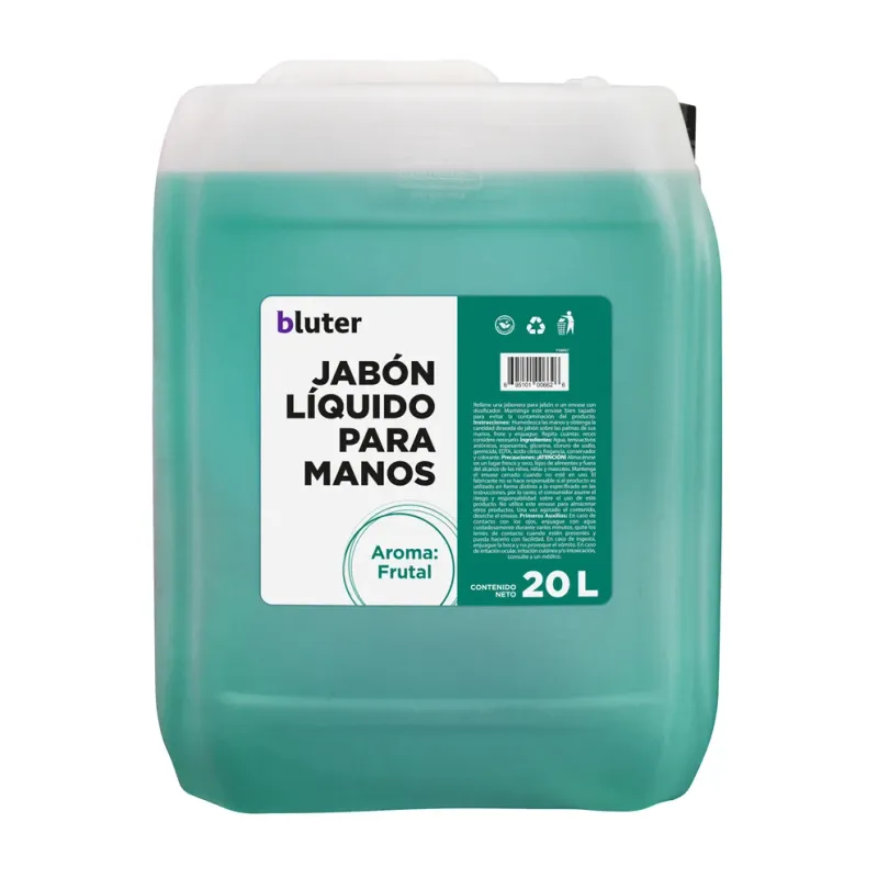 Jabón Líquido Antibacterial Bluter para Manos