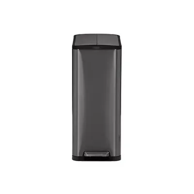 Bote de basura Elite™ con pedal y tapa de mariposa, 44.7 L