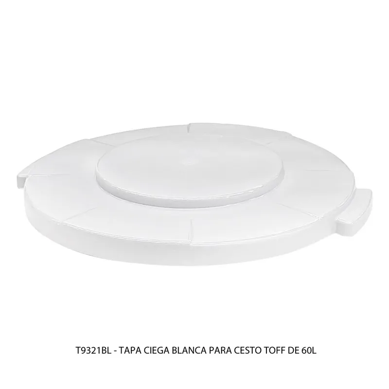Bote de basura TOFF — Tapa Color Blanco