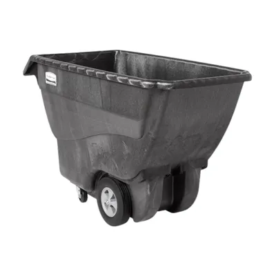 Carro volcador espuma estructural, negro 450 kg