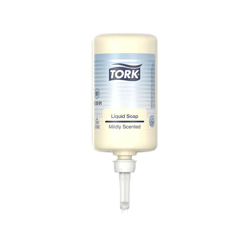 Tork® Jabón Líquido para manos Fragancia Suave | Caja con 6 botellas | 1000 ml c/u