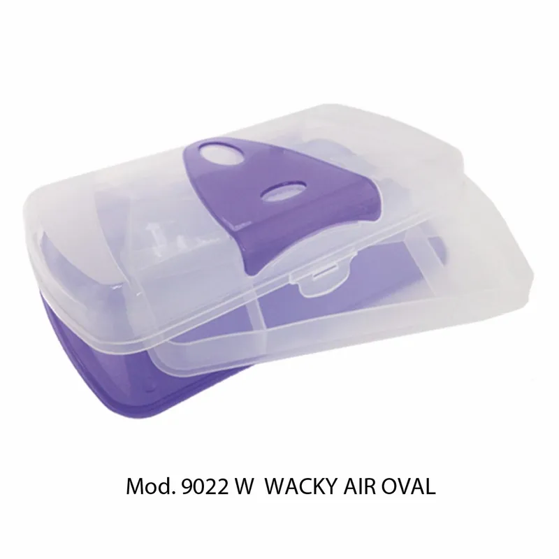 Estuche Escolar Wacky Air Oval — Colores Rosa, Azul, verde, Rojo, Humo
