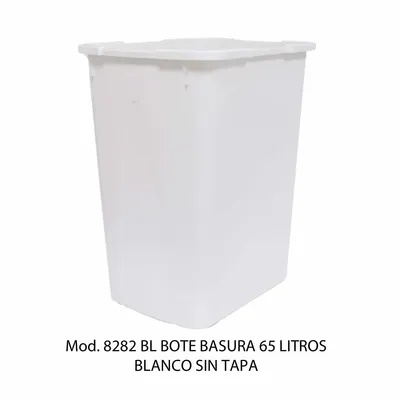 Bote de basura grande de 65 litros — Sin Tapa
