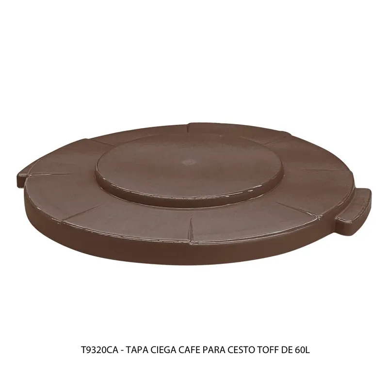 Bote de basura TOFF — Tapa Color Café