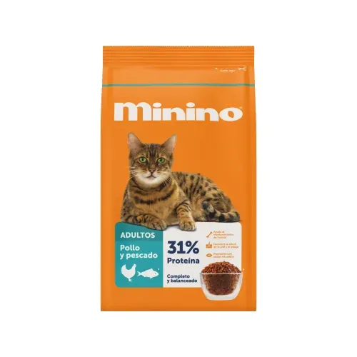 Minino Pollo y Pescado 15kg + 10% Bonus Adm MX019557