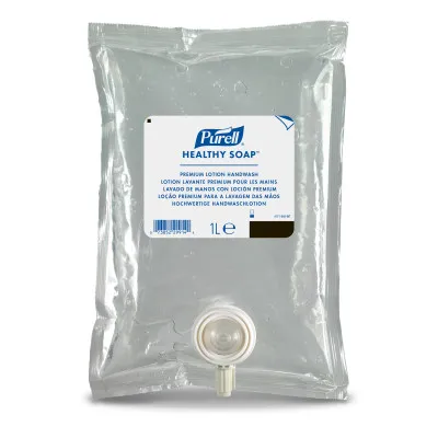 PURELL CS2 LTN SP 8/1000ML - Jabón de manos en loción premium PURELL® HEALTHY SOAP™ Repuesto de 1000 ml para dispensador CS2 Healthy Soap®