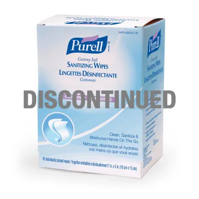 Toallitas Sanitizantes de Manos Suaves PURELL® Cottony (Descontinuado)