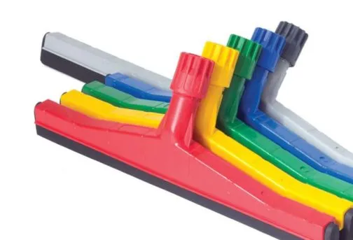 Jaladores Industriales para Pisos con Hule Negro | Medida 65-cm · Azul | El Castor | W20065B