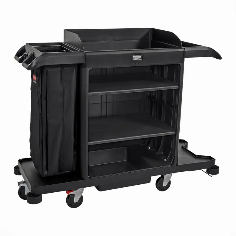 Carro camarista de tamaño completo, negro