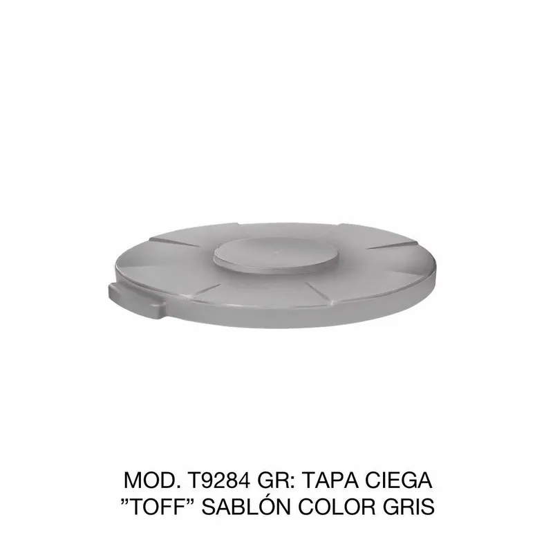 Contenedor de basura TOFF — Tapa Color Gris