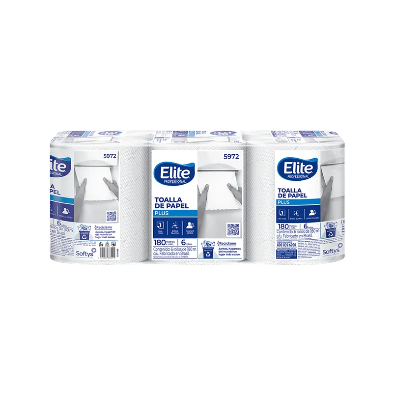 Toalla en Rollo Extra Blanco Plus 180 mts