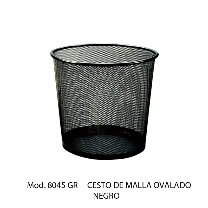 Bote de basura de malla ovalado — 29.5 x 24 x 28