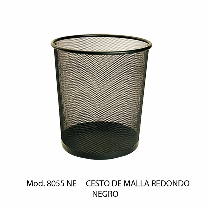 Bote de basura de malla redondo — 27.5 x 28