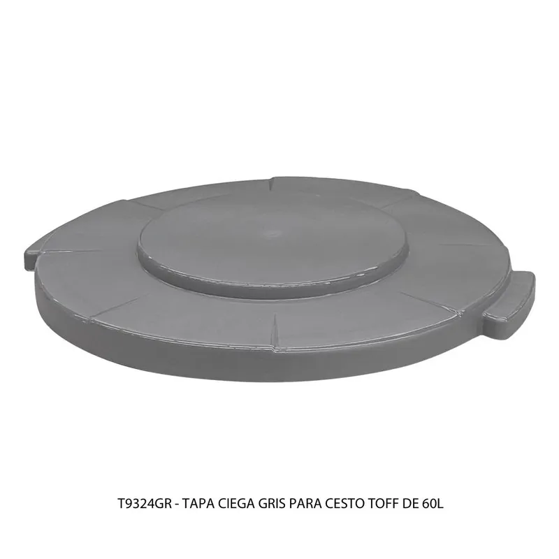 Bote de basura TOFF — Tapa Color Gris