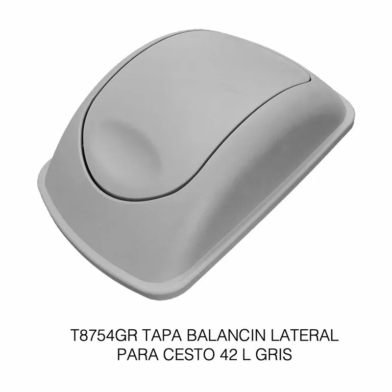 Tapas con balancín lateral para botes de basura de 42 litros — Tapa con balancín lateral — Para botes de 42 litros