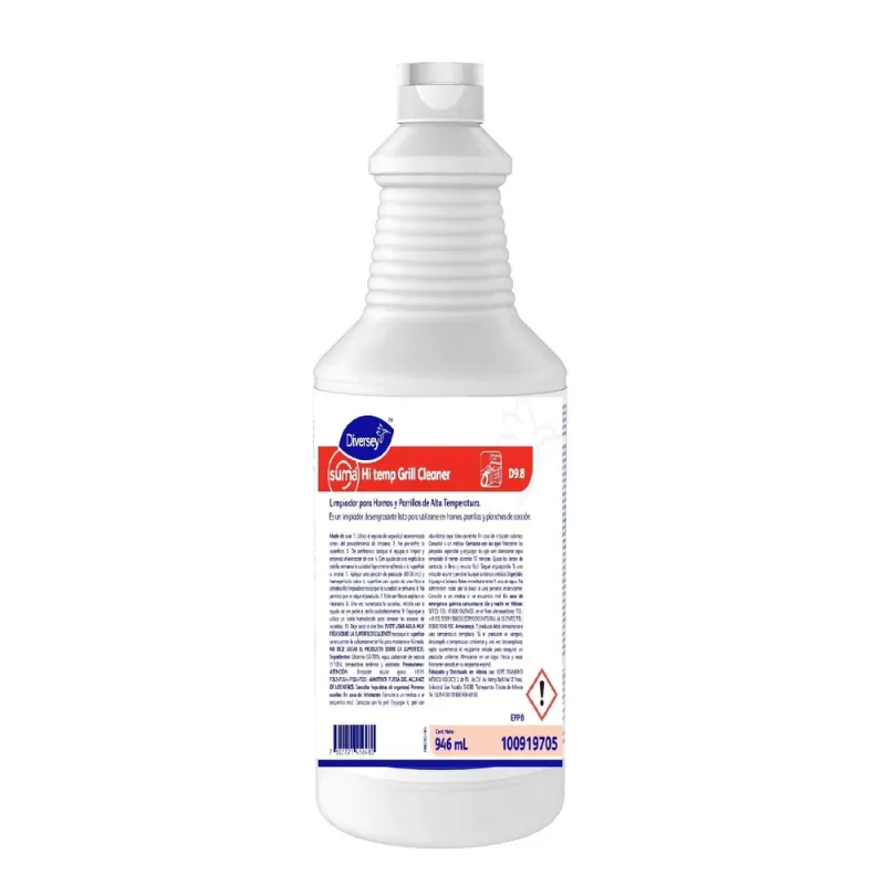 Suma Hi Temp Grill Cleaner D9.8 | Limpiador para Superficies Calientes | 100919705