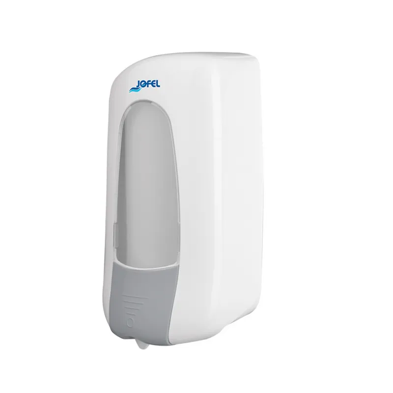Jabonera Aitana Sistema Mix | Jofel AC73000 | Para cartucho 1 L | Plástico ABS con visor SAN