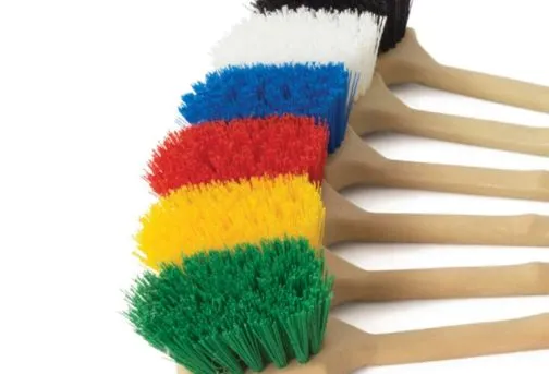 Escobeta Multiusos con Fibra de Polipropileno | Largo Mango 20 · Azul | El Castor | 3103-LB