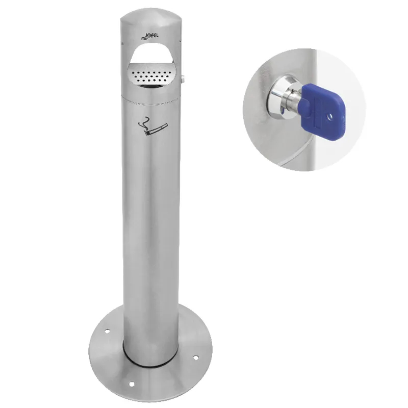 Cenicero Exterior Inox Pie