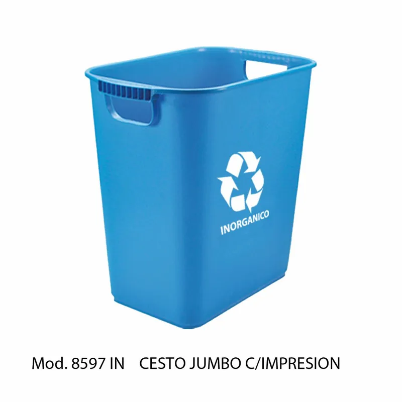 Bote de Basura Mediano — Para Inorgánico — 26 litros — Sin Tapa
