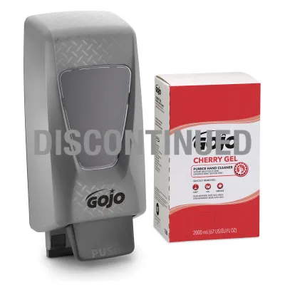 Kit de Inicio del Limpiador de Manos en Gel GOJO® con Piedra Pómez Aroma Cereza (Descontinuado)