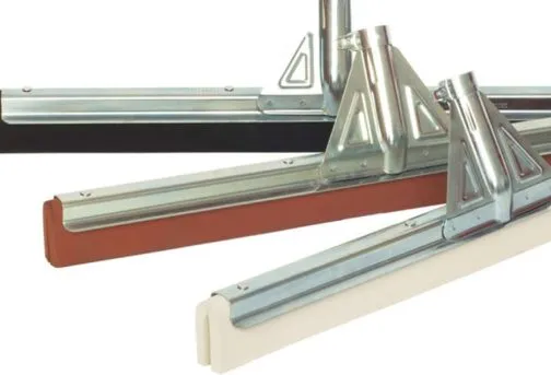 Jaladores de Hule Espuma para Pisos con Base Metálica | Modelo Heavy-duty · Hule Negro · Medida 45-cm | El Castor | HD45-B
