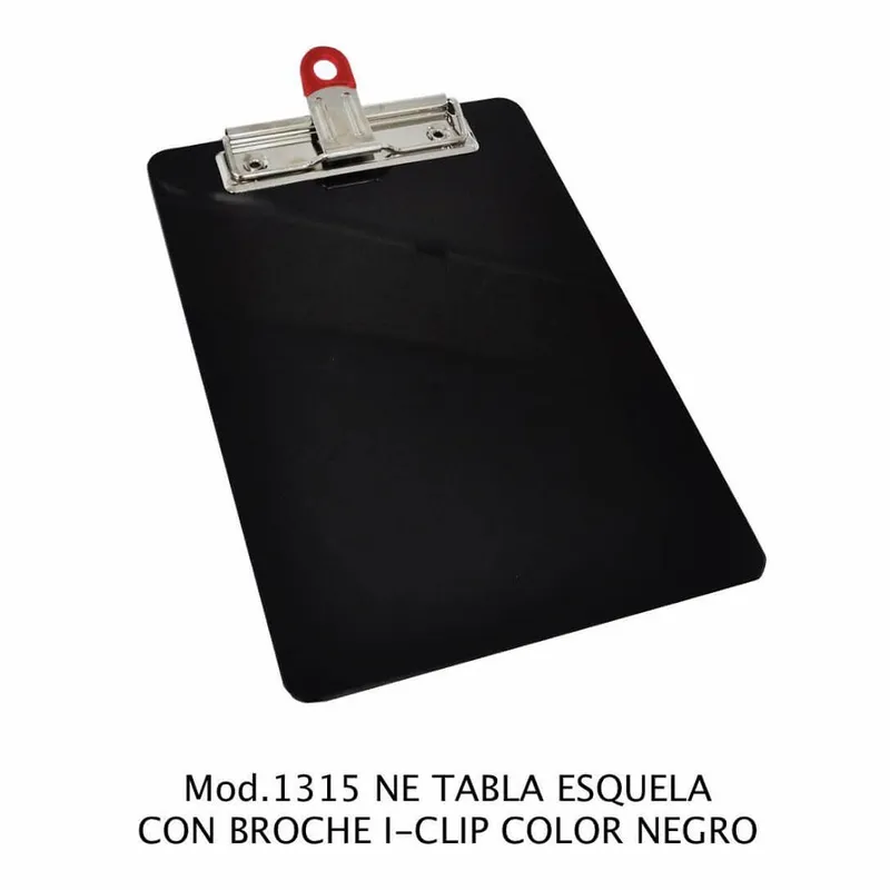 Tabla de Apoyo Tamaño Esquela — Material Plástico — Broche i – Clip